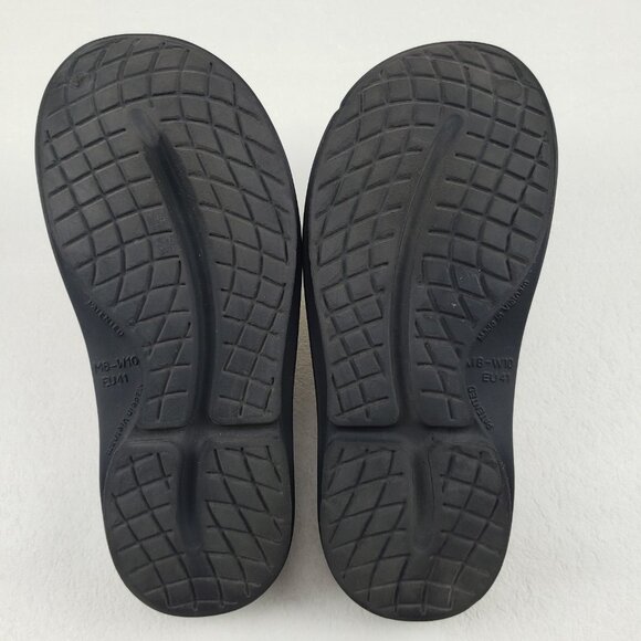 Oofos Oocloog Slip On Clog Womens 10 Red Sparkle Recovery Foam Comfort Mule Shoe - Picture 10 of 14